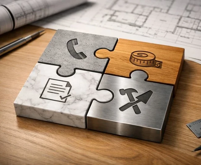 Immagine che rappresenta le fasi di come operiamo